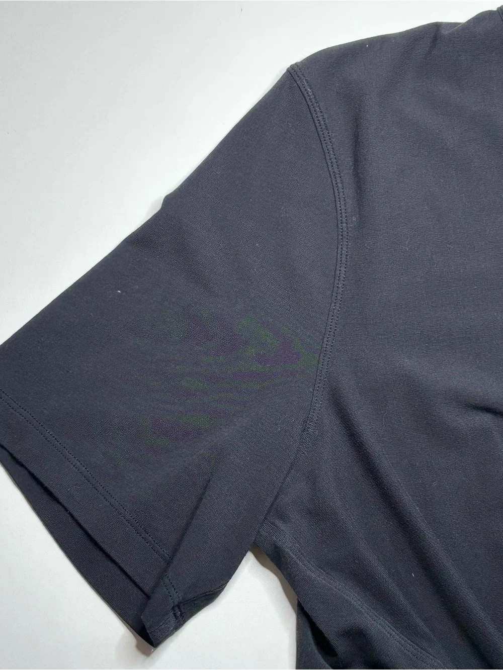 Lululemon Crescent Pima Cotton Twist Front Tee Black M/L